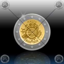 2 EVRO MALTA 2012 (10 let Evrokovancev) 2 EVRO MALTA 2012 (10 let Evrokovancev)